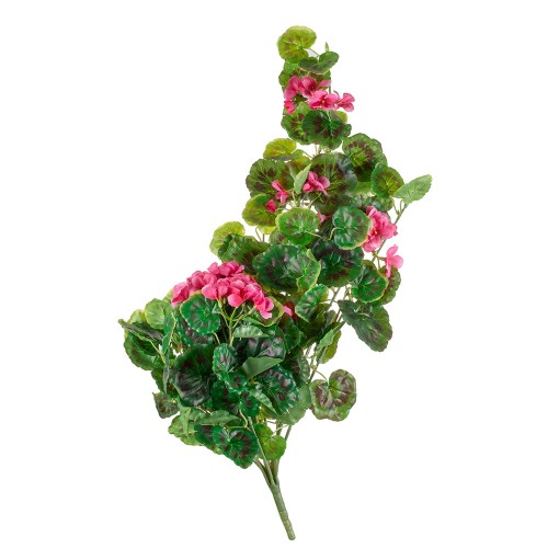 Цветок искусственный Герань ампельная розовая  80 см