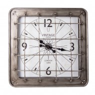 Часы настенные металлические квадратные  60х10,5х60,5 см