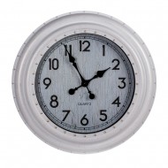 Часы настенные белые 45х45 см