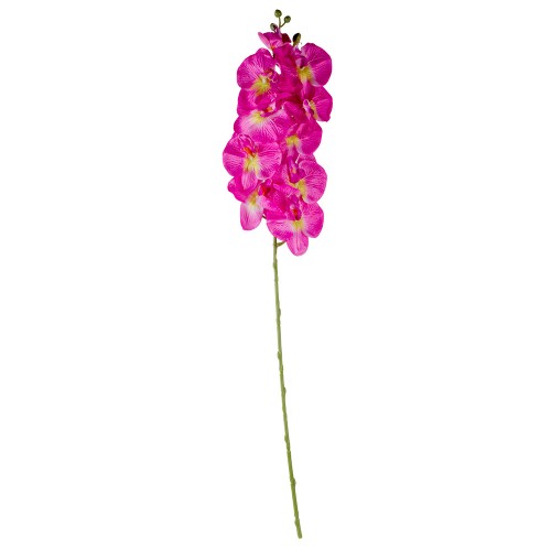 Цветок искусственный Орхидея розовая 99 см
