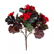 Букет из искусственных цветов Бегонии красные 35 см