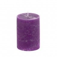 Свеча ароматизированная фиолетовая 7х10 см
