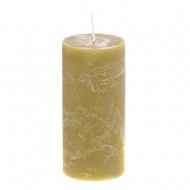 Свеча ароматизированная зеленая  7х15 см