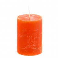 Свеча ароматизированная оранжевая 7х10 см