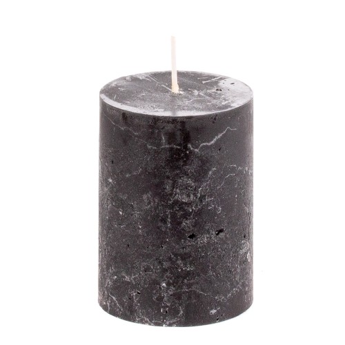 Свеча ароматизированная черная 7х10 см