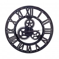 Часы настенные Шестеренки черные 60х60 см