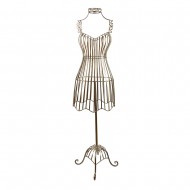 Интерьерное украшение Платье металлическое 130х27 см