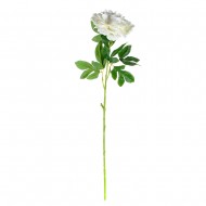 Цветок искусственный Пион белый 75 см