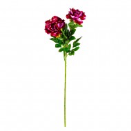 Цветок искусственный Пион розовый 90 см