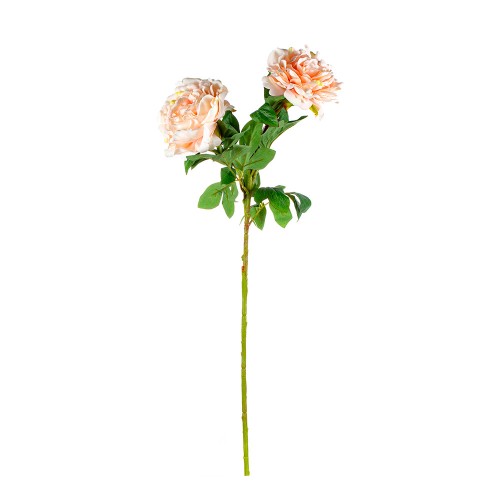 Цветок искусственный Пион «цвета шампань» 90 см
