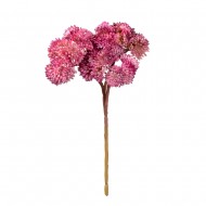 Цветы искусственные  (темно-розового цвета) 20 см