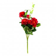 Цветы искусственные Розы красные 45 см
