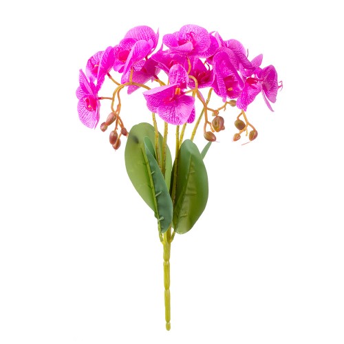 Цветок искусственный Орхидея 40 см  (пурпурного цвета)