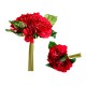 Букет искусственных роз (красного цвета) 33 см
