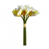 Букет искусственных белых Орхидей 24 см