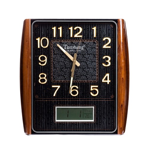 Часы настенные 53х49 (циферблат черный)