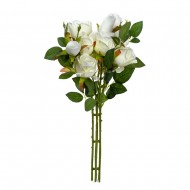 Букет искусственных Роз (цвет белый) 45 см