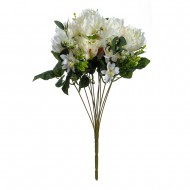 Букет искусственных цветов (цвет белый) 46 см