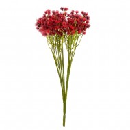 Цветок искусственный Гипсофила красная 40 см