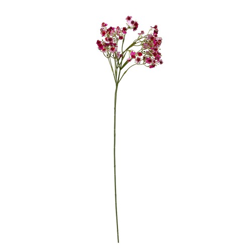 Цветок искусственный Гипсофила винного цвета 65 см