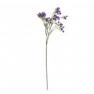 Цветок искусственный Гипсофила фиолетового цвета 65 см