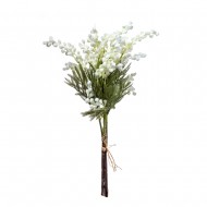 Букет искусственных цветов Мимозы (цвет белый)  43 см