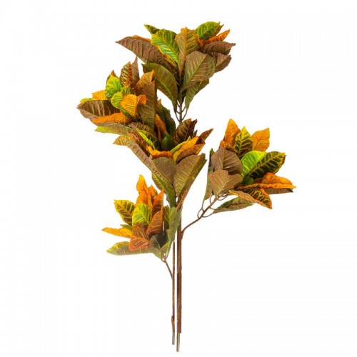 Цветок искусственный Кротон  80 см