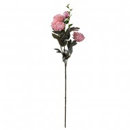 Искусственная ветка розовых Пионов 128 см