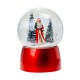 Новогоднее интерьерное украшение Снежный шар 14,5*14,5*22 см (свет)